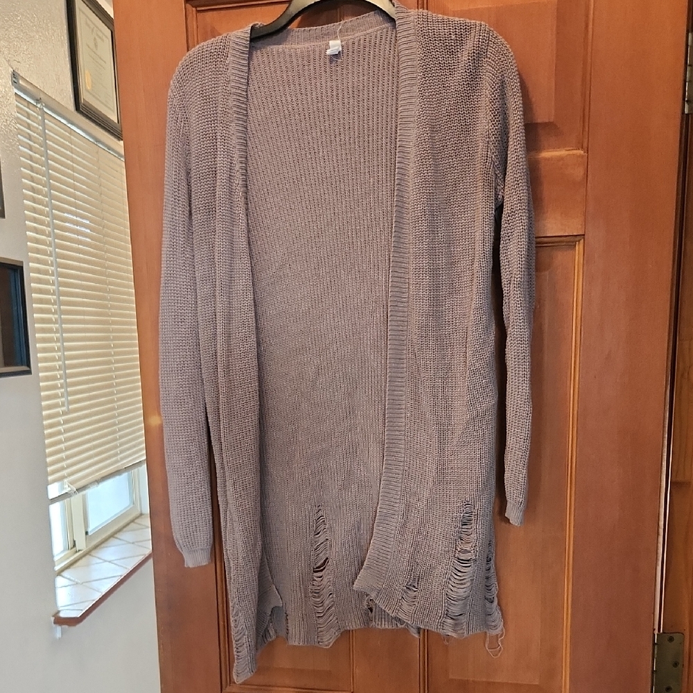Wishlist Women's Distressed Stylish Cardigan